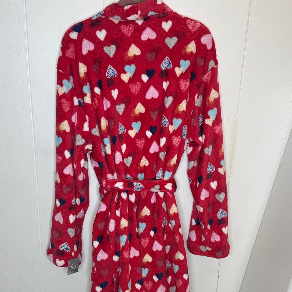 Pj Couture Vibrant Heart Patterned Robe - Picture 10 of 12